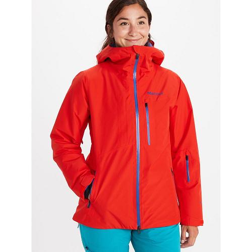 Marmot Ski Jacket Red NZ - Lightray Jackets Womens NZ4079638